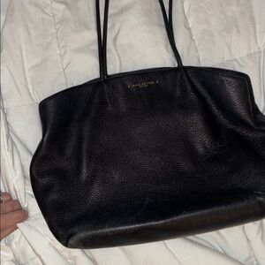 Marc Jacobs Black Textured Leather Handbag